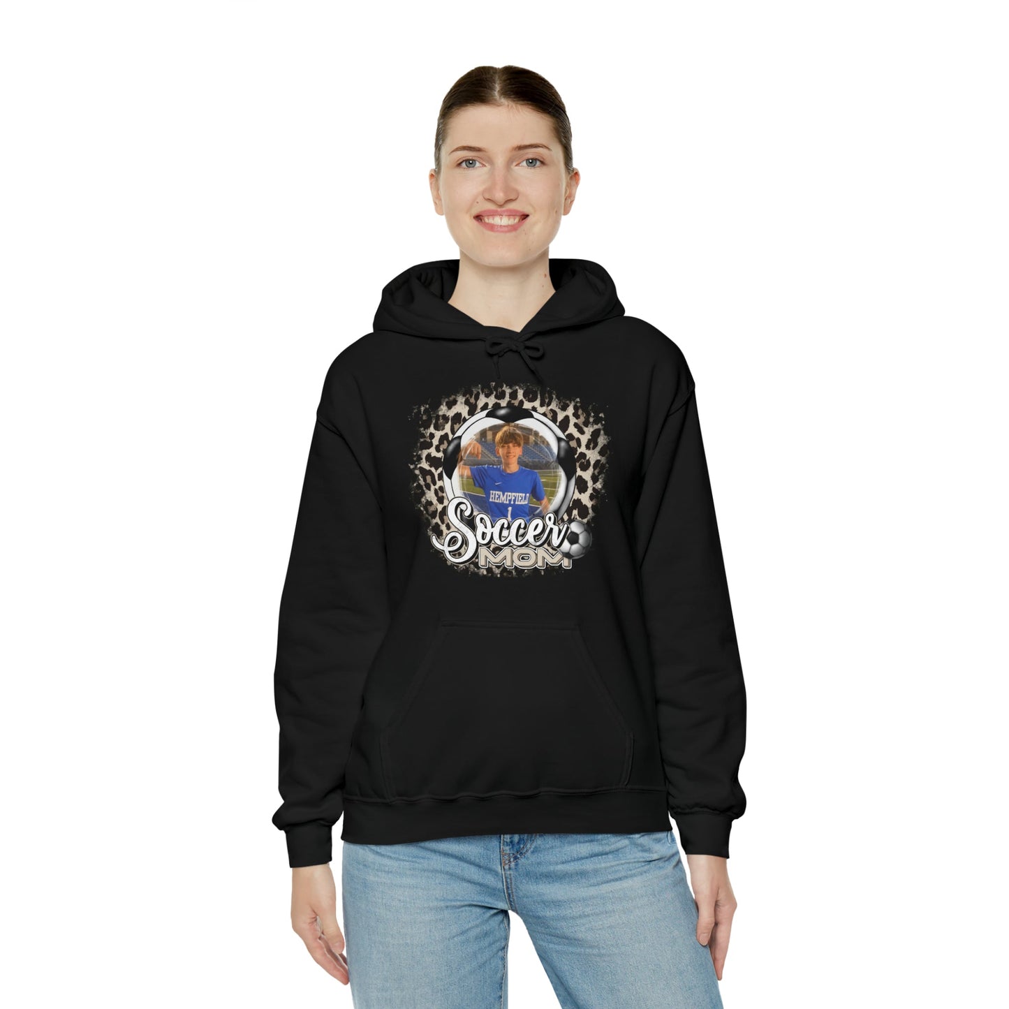 Custom Soccer Mom  Heavy Blend™ Hooded Sweatshirt