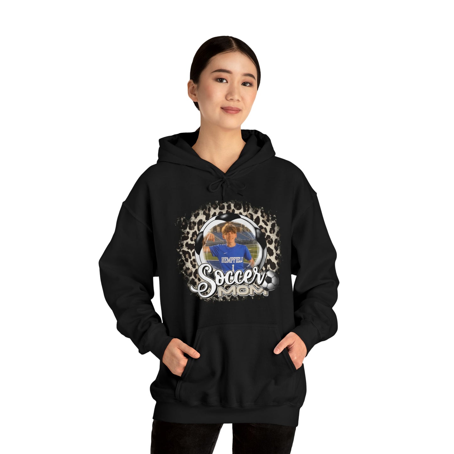 Custom Soccer Mom  Heavy Blend™ Hooded Sweatshirt