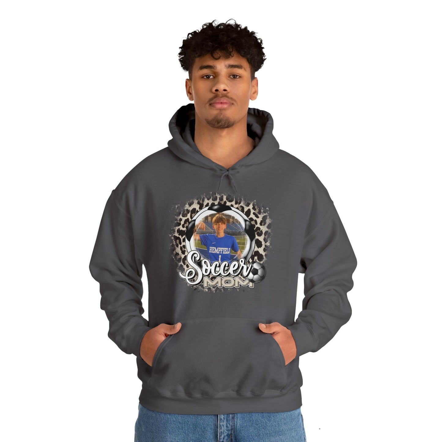 Custom Soccer Mom  Heavy Blend™ Hooded Sweatshirt