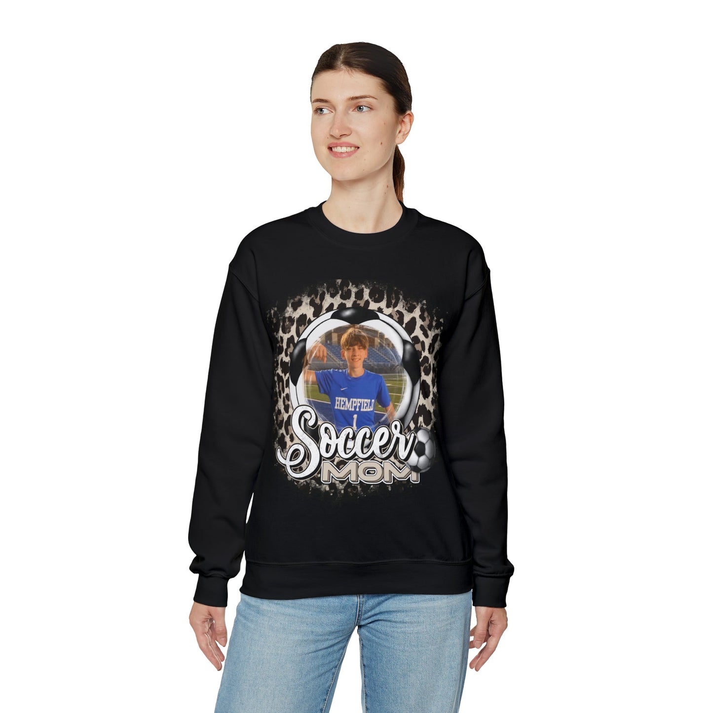 Custom Soccer Mom Heavy Blend™ Crewneck Sweatshirt