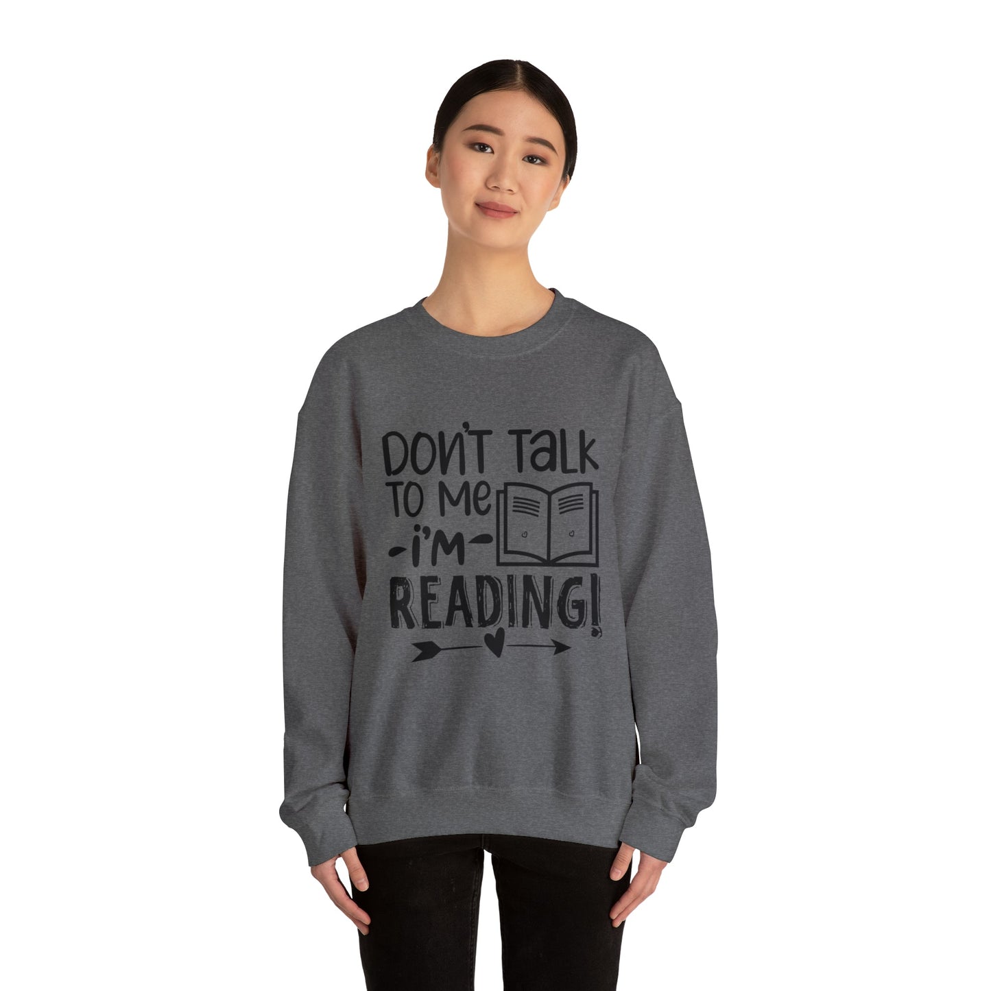 Don’t Talk  Heavy Blend™ Crewneck Sweatshirt