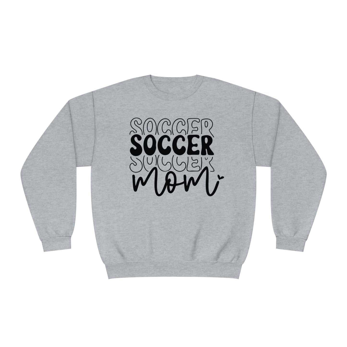 Stacked Soccer Mom NuBlend® Crewneck Sweatshirt