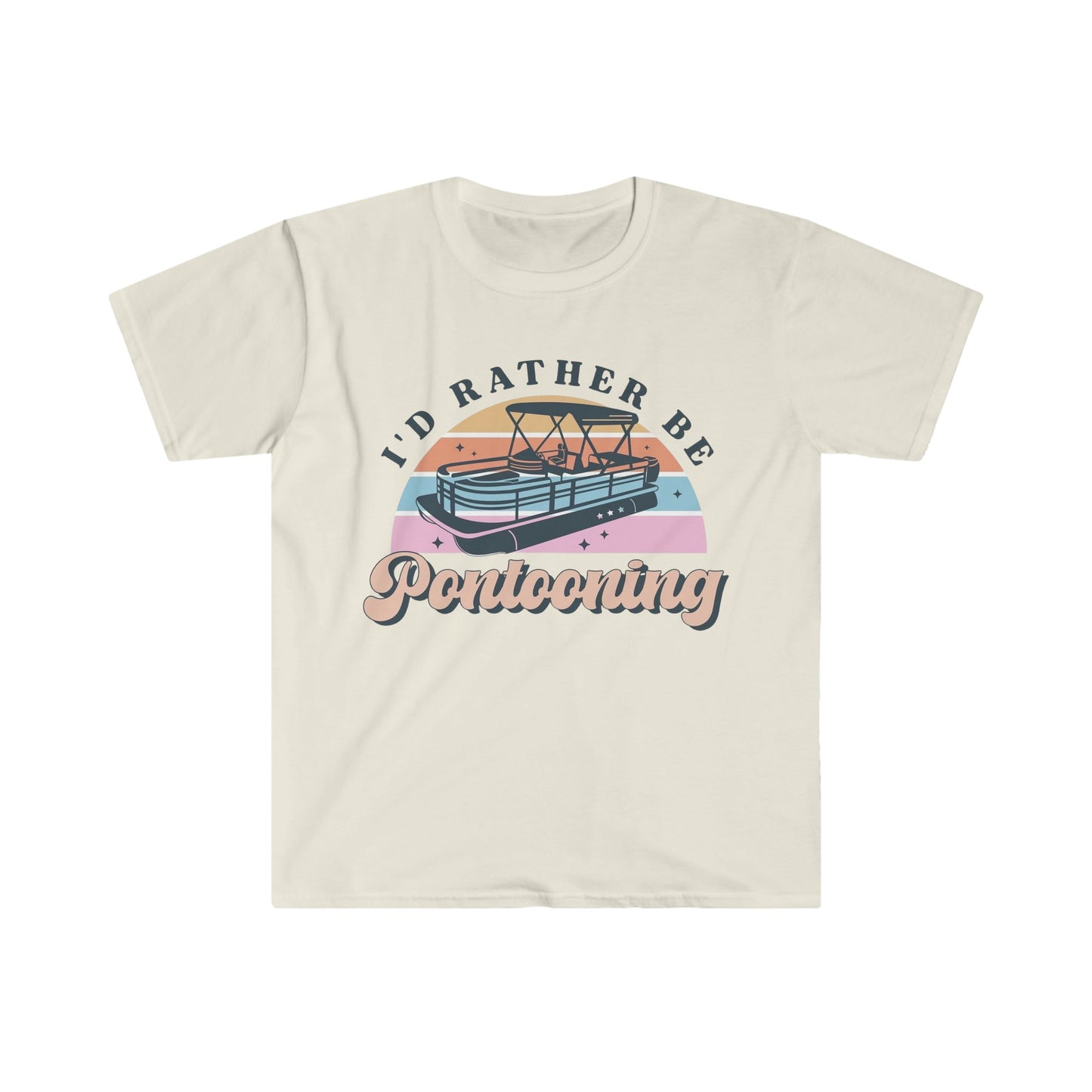 Rather Be Pontooning Softstyle T-Shirt