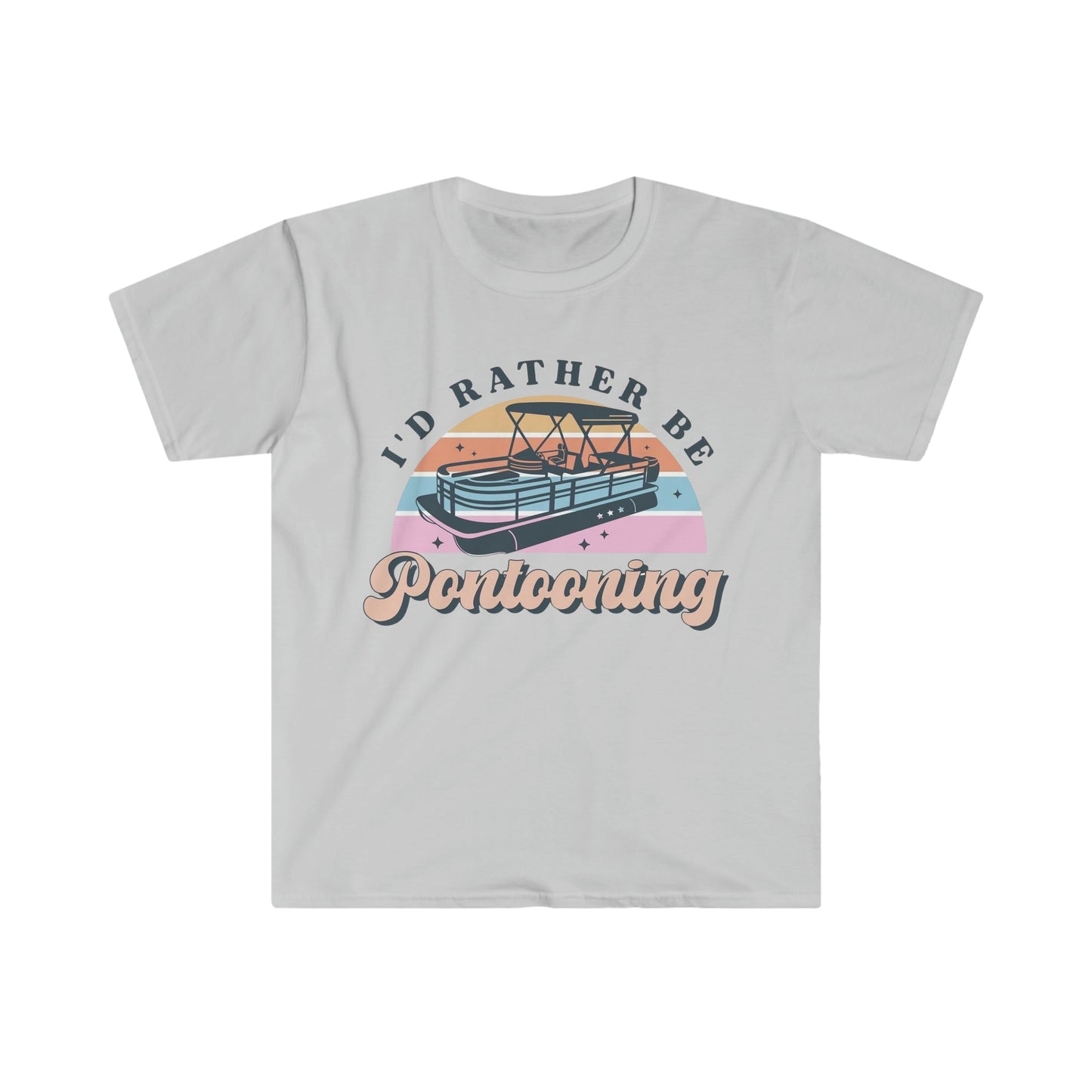 Rather Be Pontooning Softstyle T-Shirt