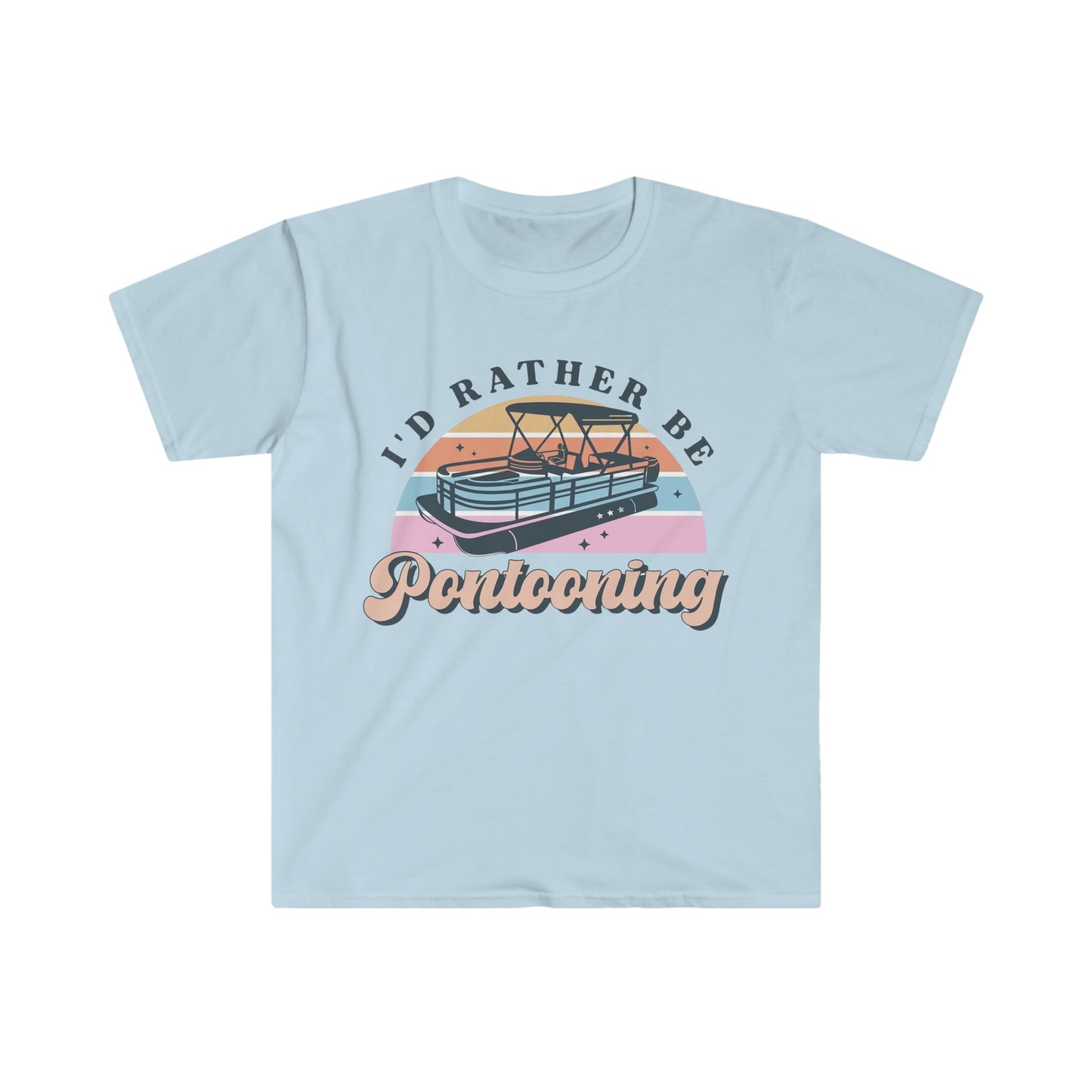 Rather Be Pontooning Softstyle T-Shirt