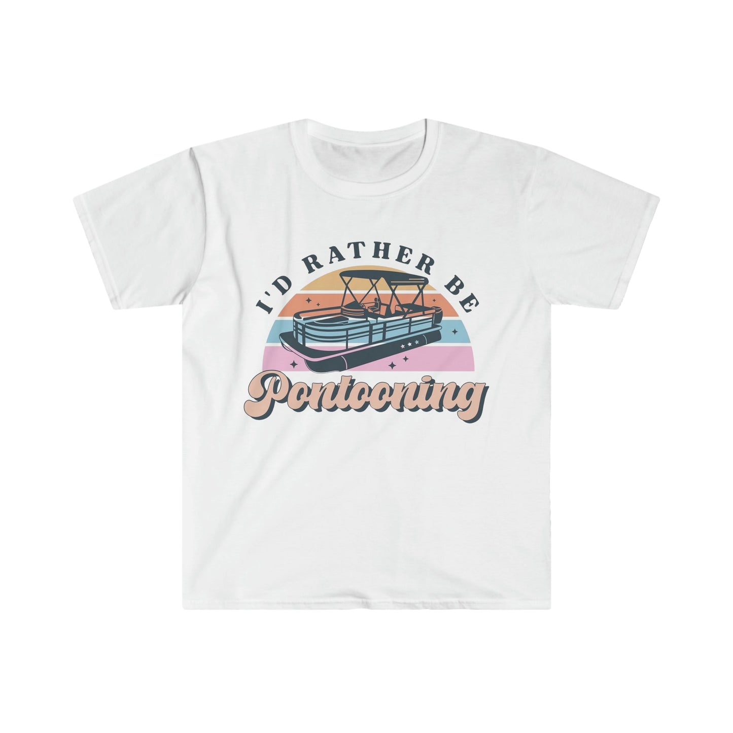 Rather Be Pontooning Softstyle T-Shirt