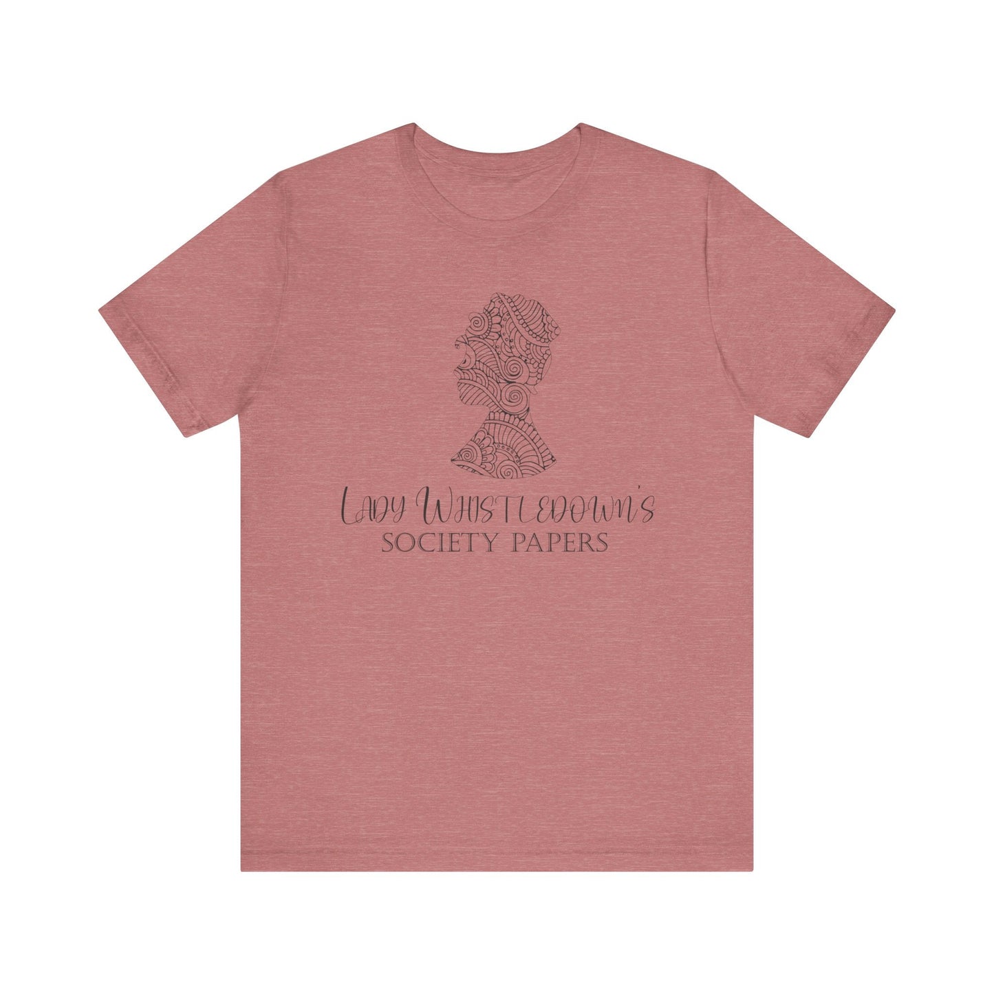 Lady Whistledowns Society Papers Jersey Short Sleeve Tee