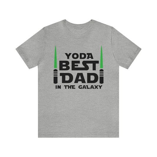 Best Dad In The Galaxy Jersey Short Sleeve Tee