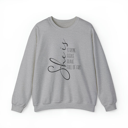 She Is Heavy Blend™ Crewneck Sweatshirt