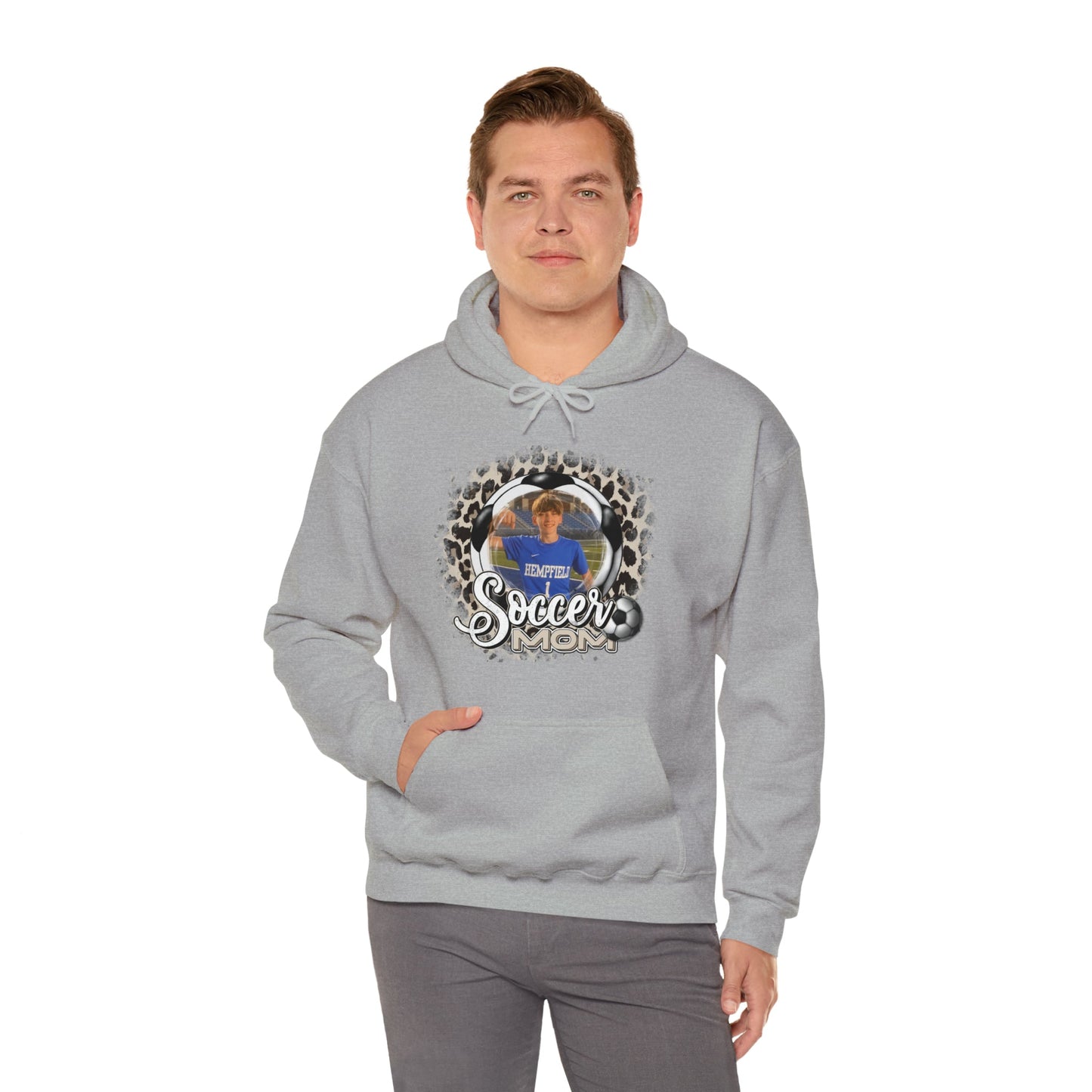 Custom Soccer Mom  Heavy Blend™ Hooded Sweatshirt