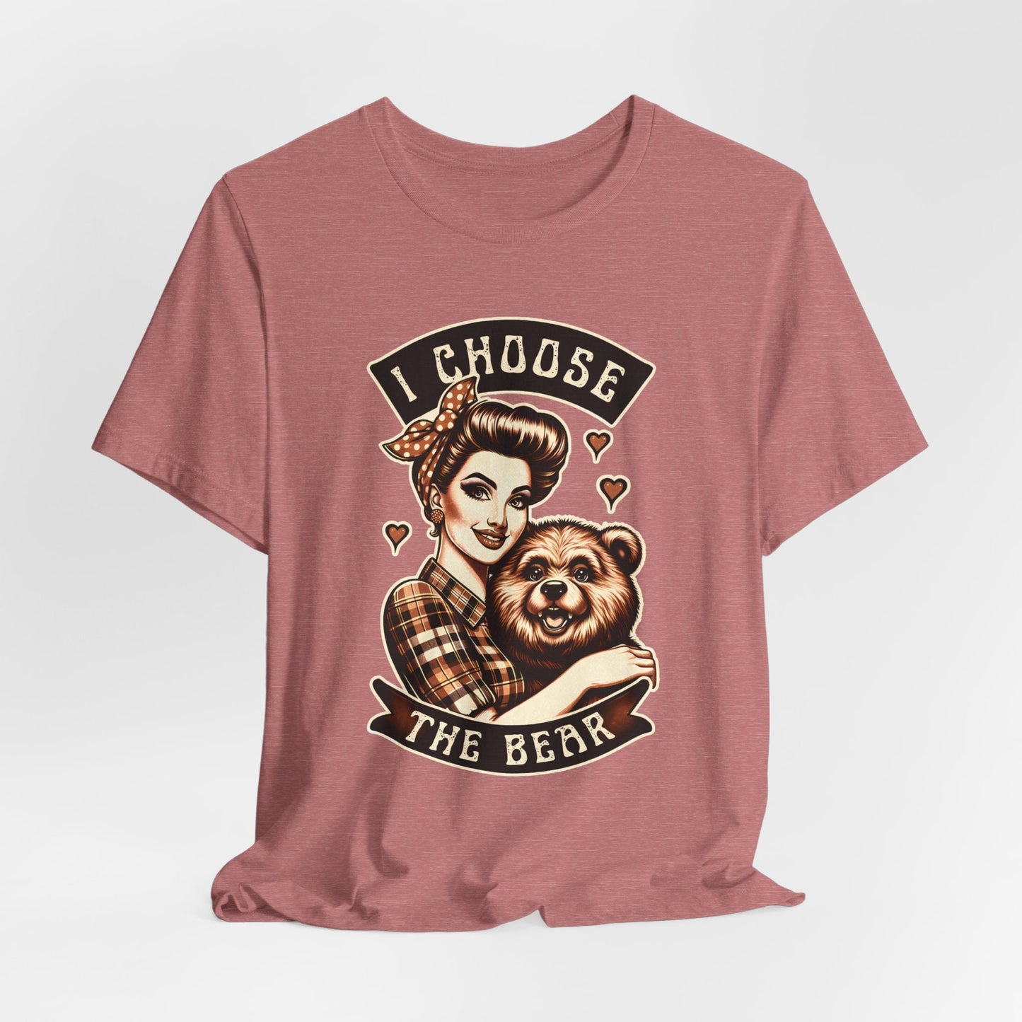 I Choose The Bear Jersey Short Sleeve Tee