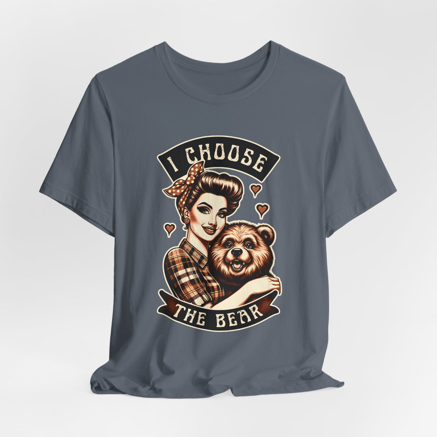 I Choose The Bear Jersey Short Sleeve Tee