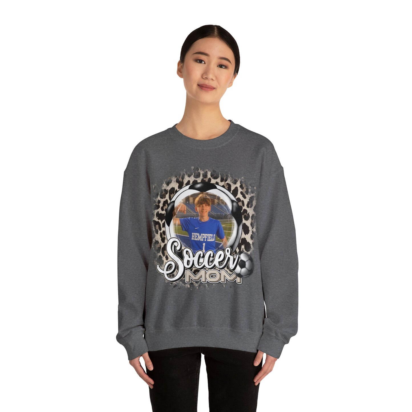 Custom Soccer Mom Heavy Blend™ Crewneck Sweatshirt