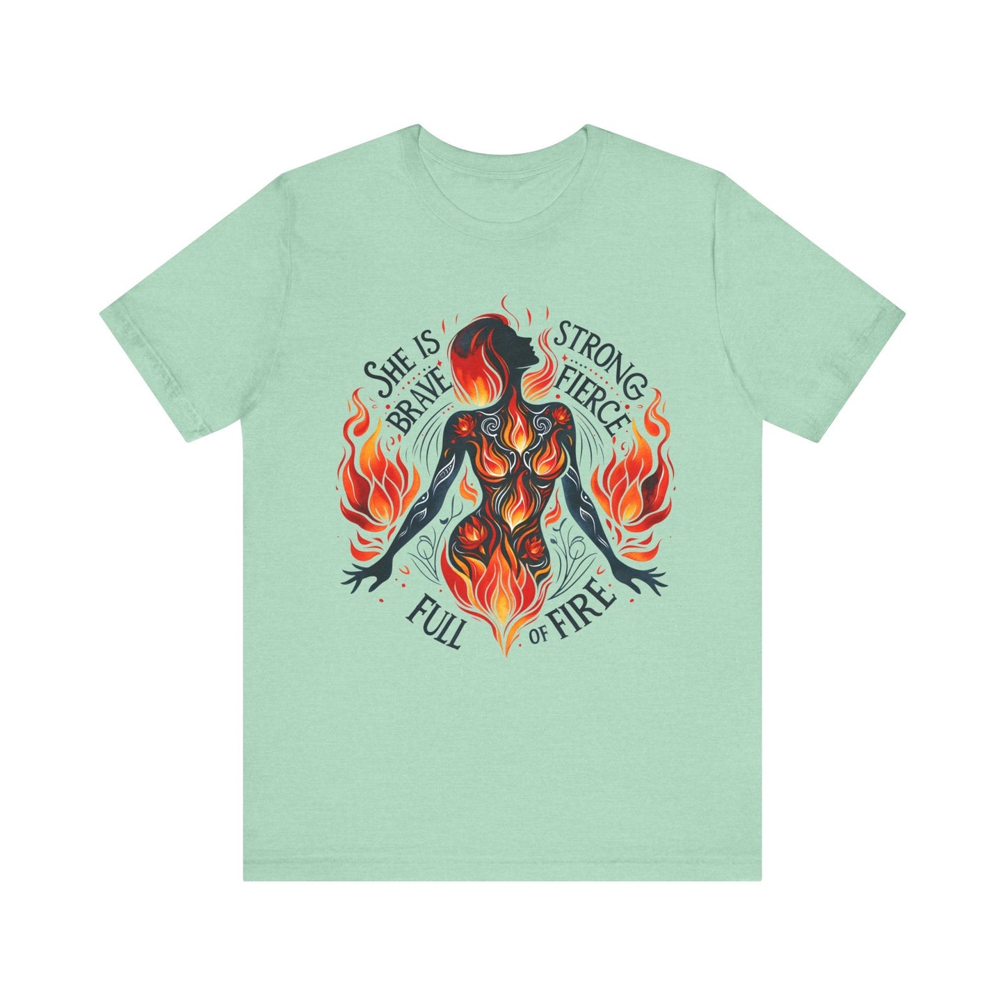 Full Of Fire Jersey Short Sleeve Tee