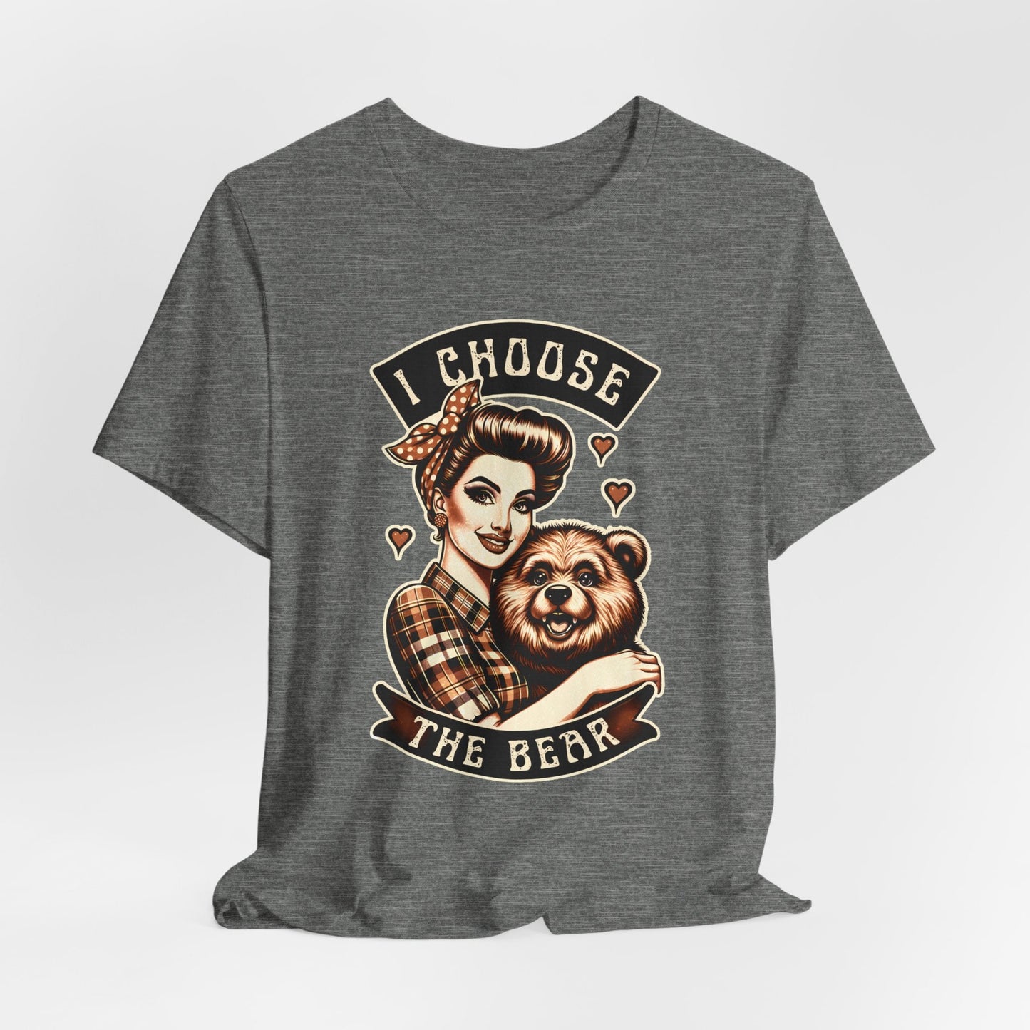 I Choose The Bear Jersey Short Sleeve Tee