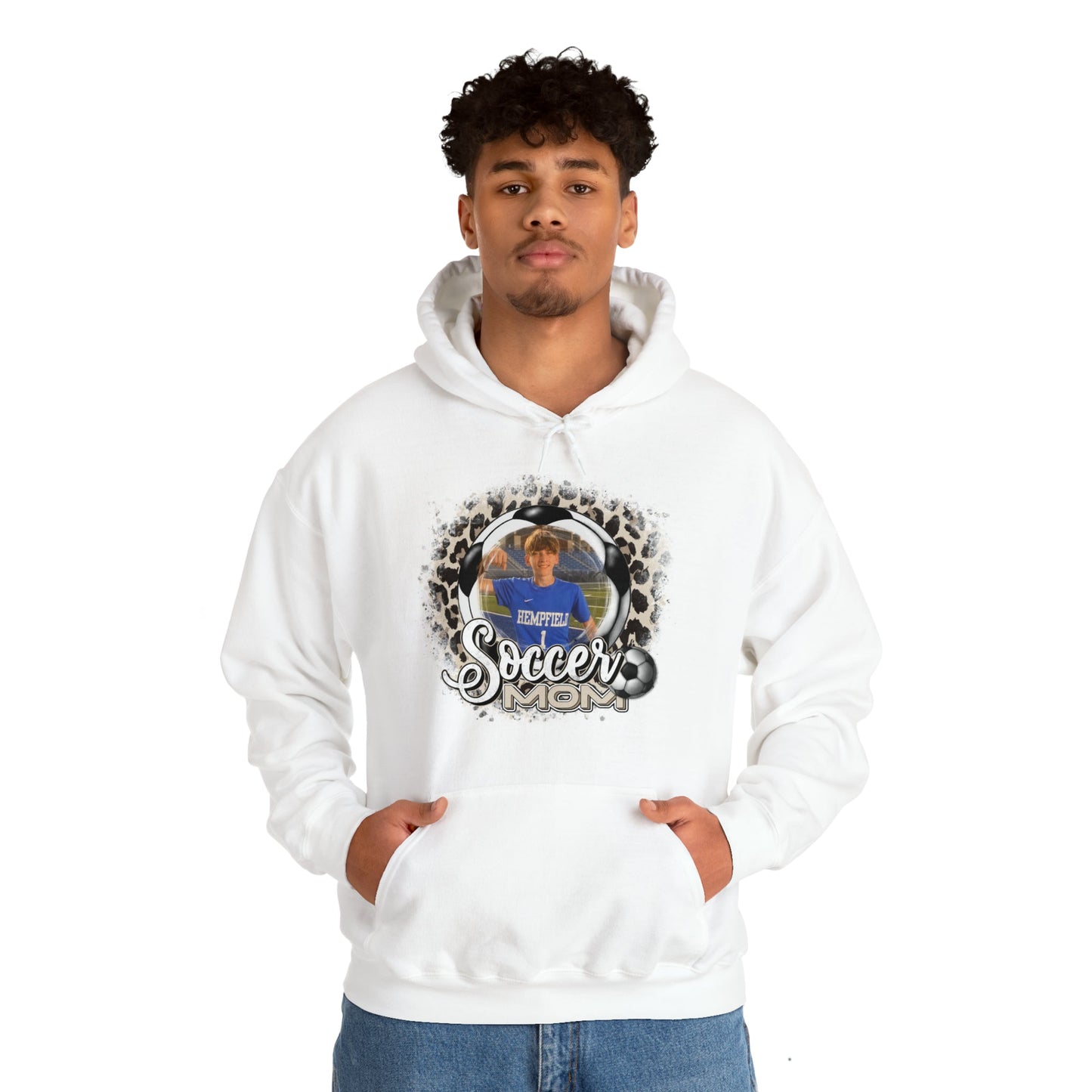 Custom Soccer Mom  Heavy Blend™ Hooded Sweatshirt