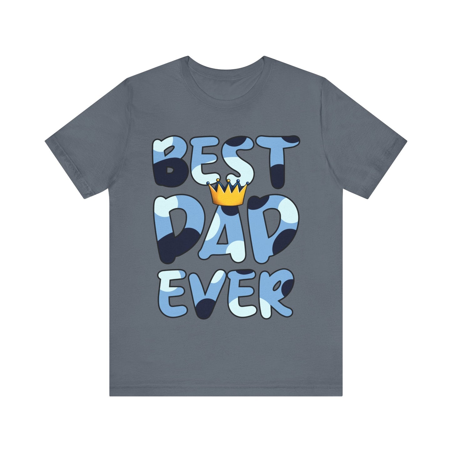 Best Dad Ever Jersey Short Sleeve Tee