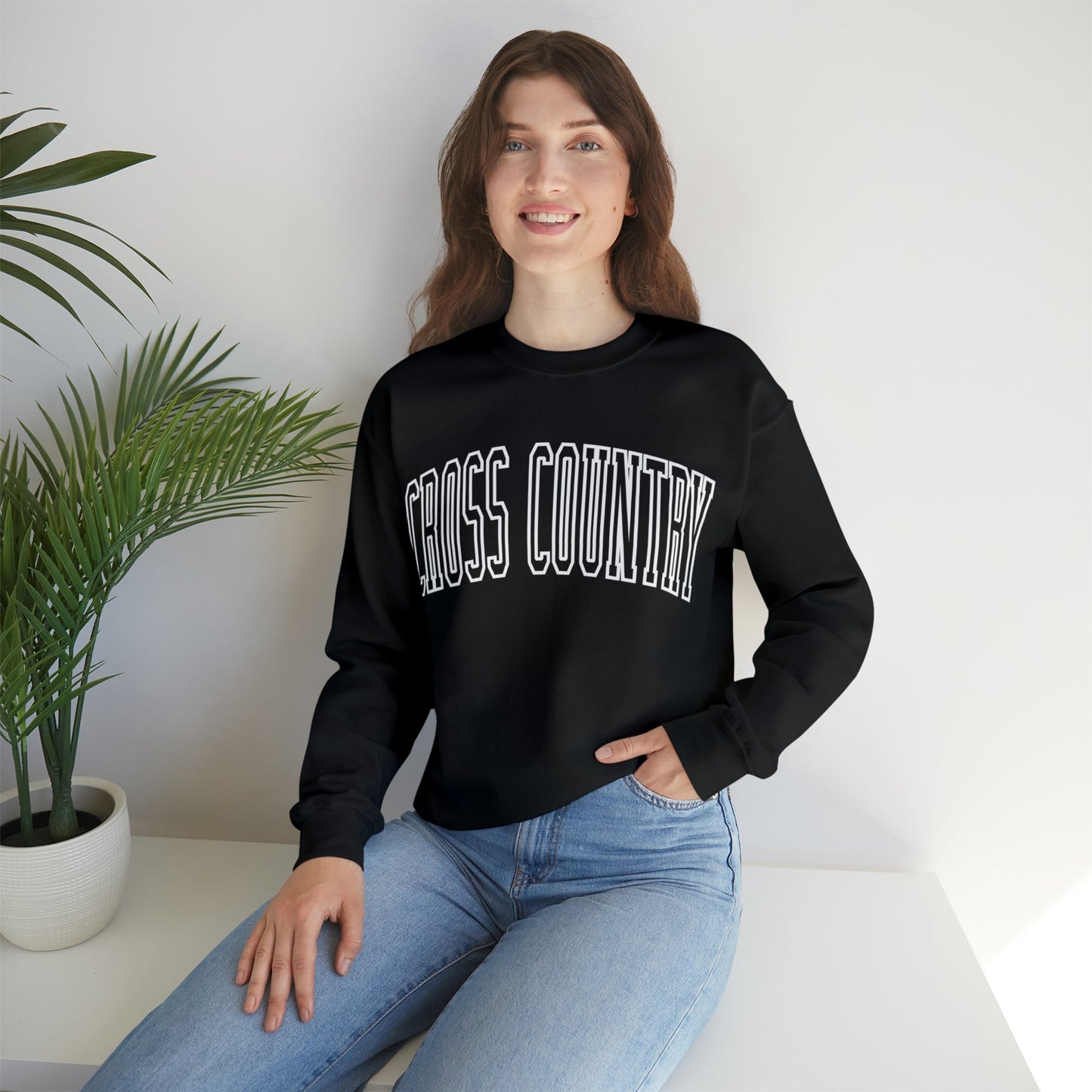 Cross Country  Heavy Blend™ Crewneck Sweatshirt