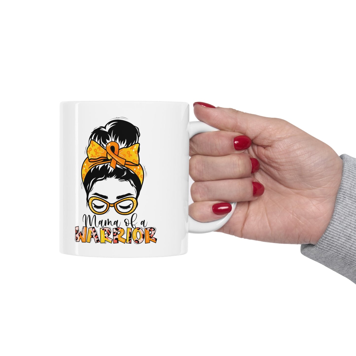 Mama of a Warrior Ceramic Mug 11oz