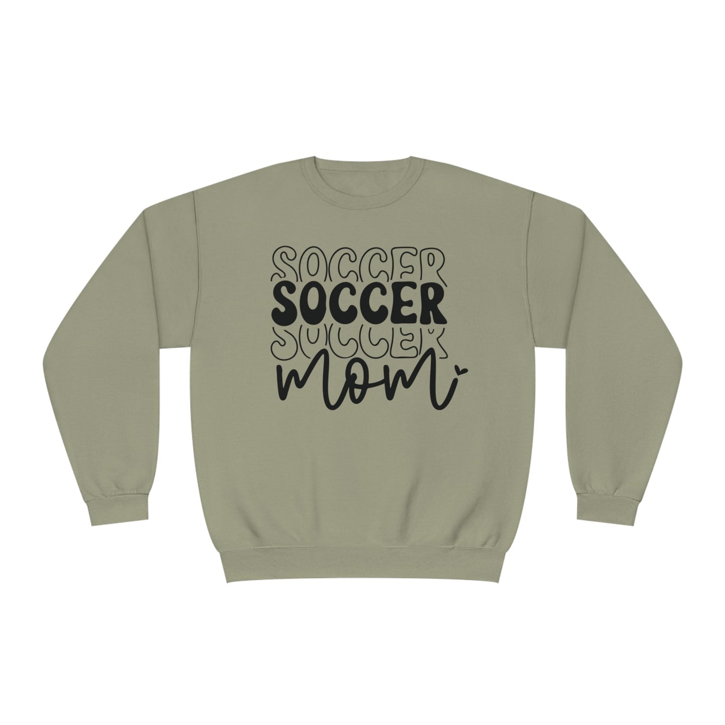 Stacked Soccer Mom NuBlend® Crewneck Sweatshirt