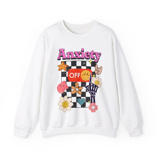 Anxiety OFF Heavy Blend™ Crewneck Sweatshirt