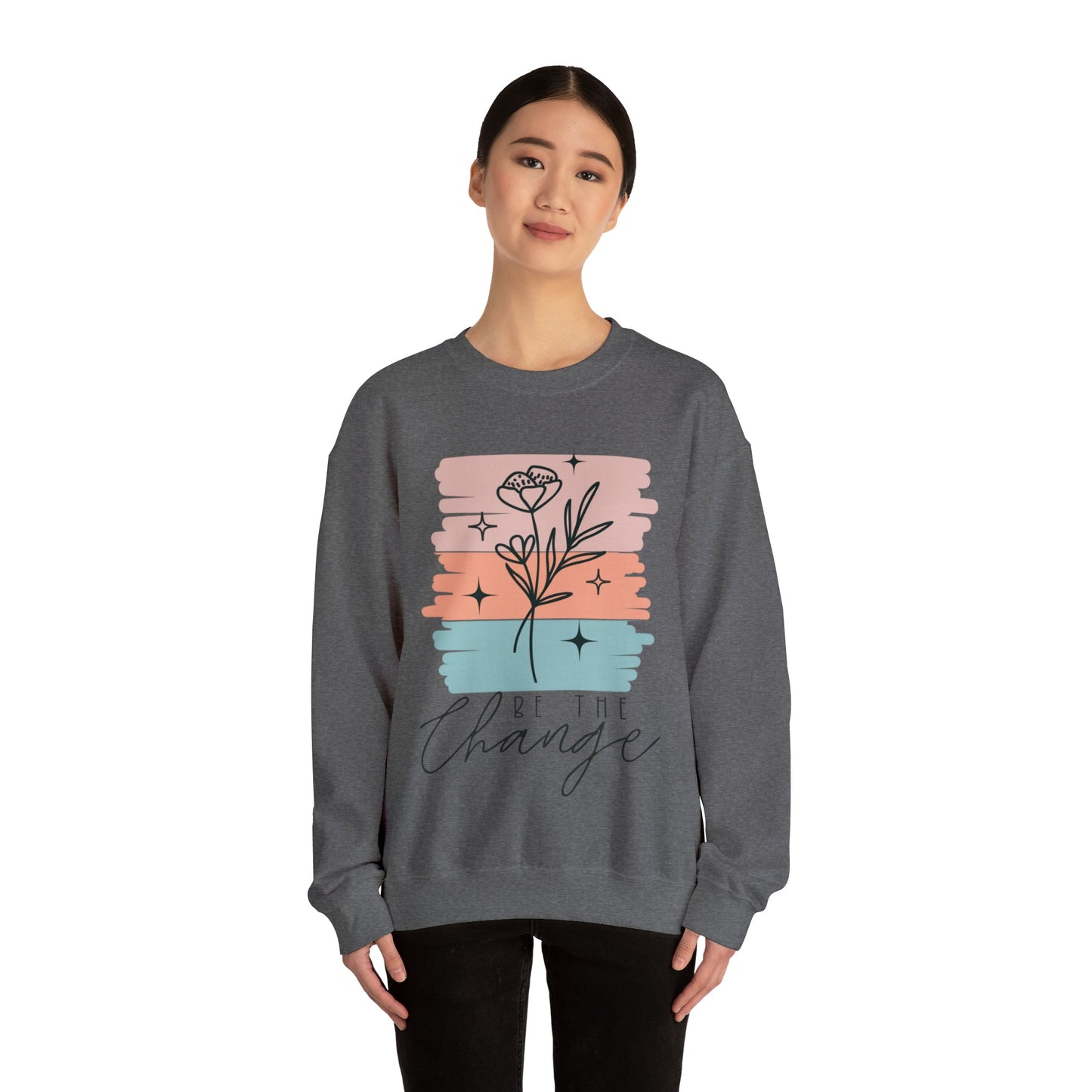 Be The Change Heavy Blend™ Crewneck Sweatshirt