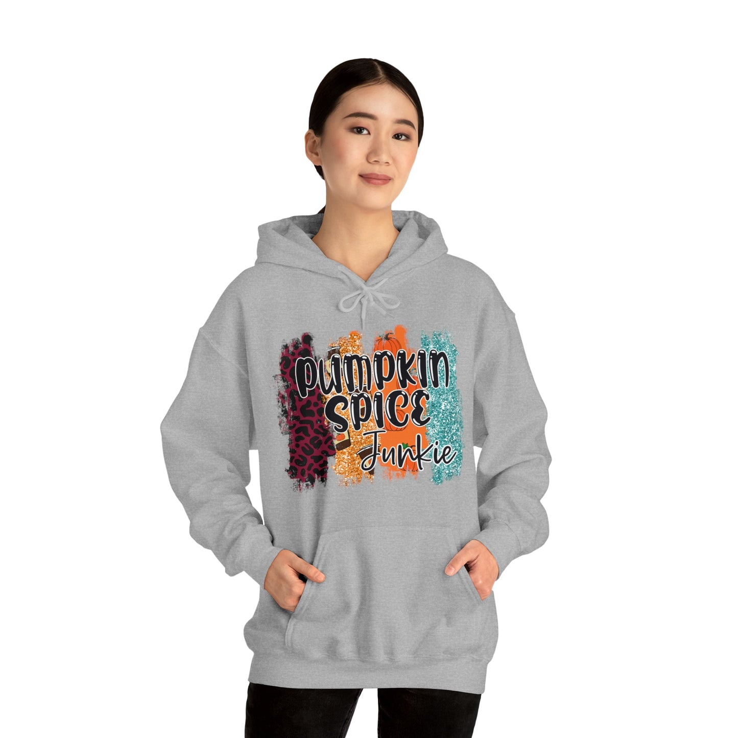 Pumpkin Spice Junkie Heavy Blend™ Hooded Sweatshirt