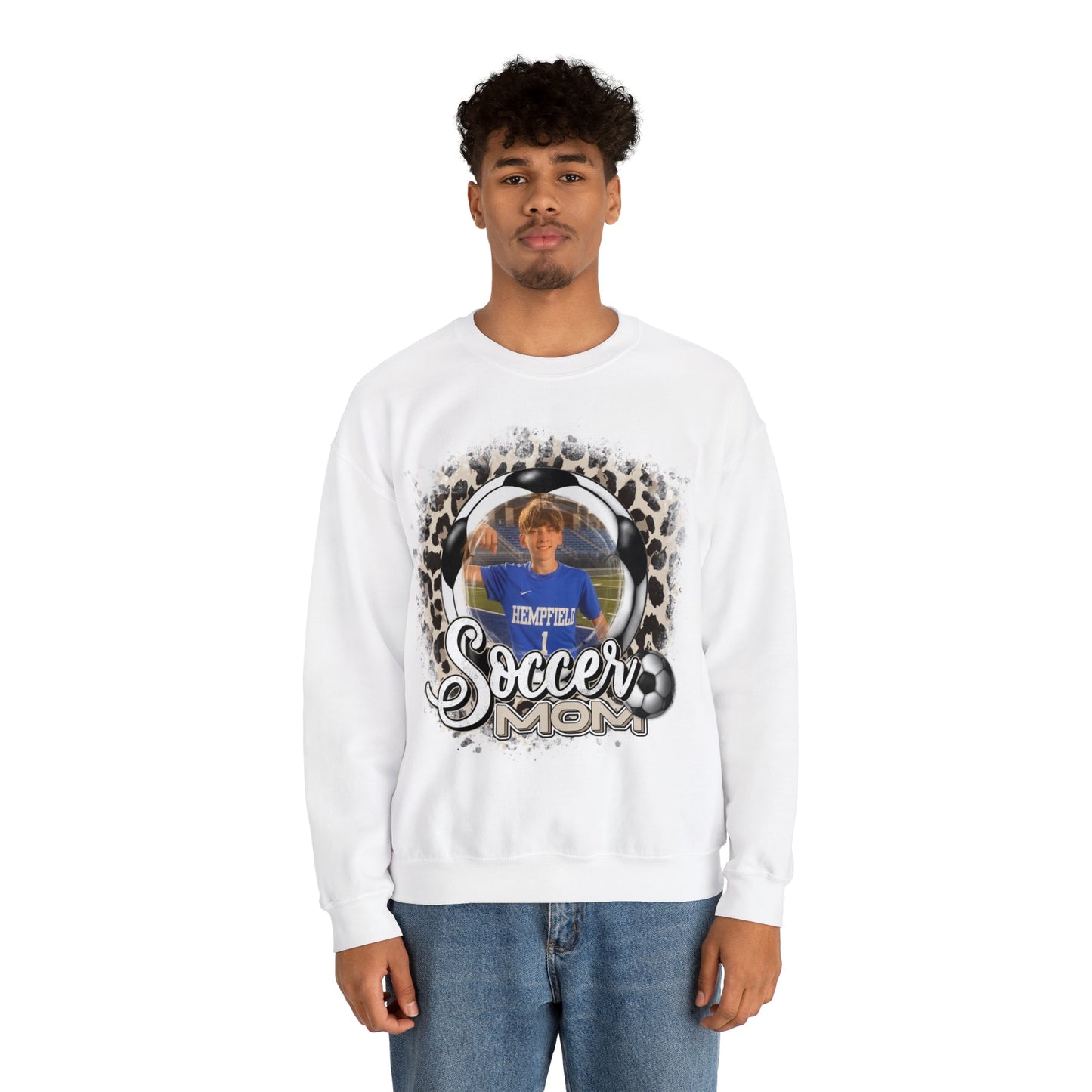 Custom Soccer Mom Heavy Blend™ Crewneck Sweatshirt