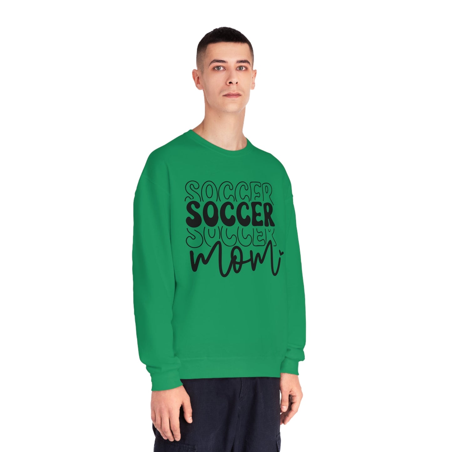 Stacked Soccer Mom NuBlend® Crewneck Sweatshirt