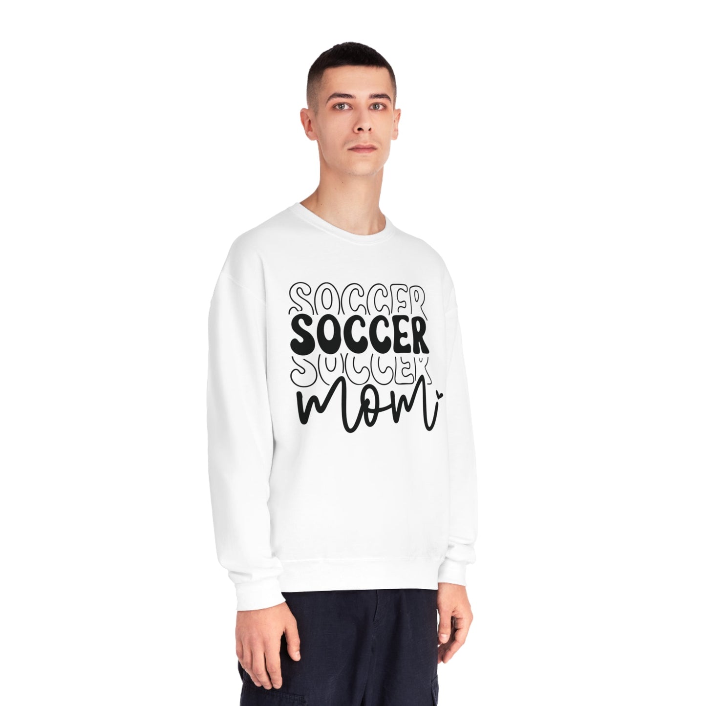 Stacked Soccer Mom NuBlend® Crewneck Sweatshirt