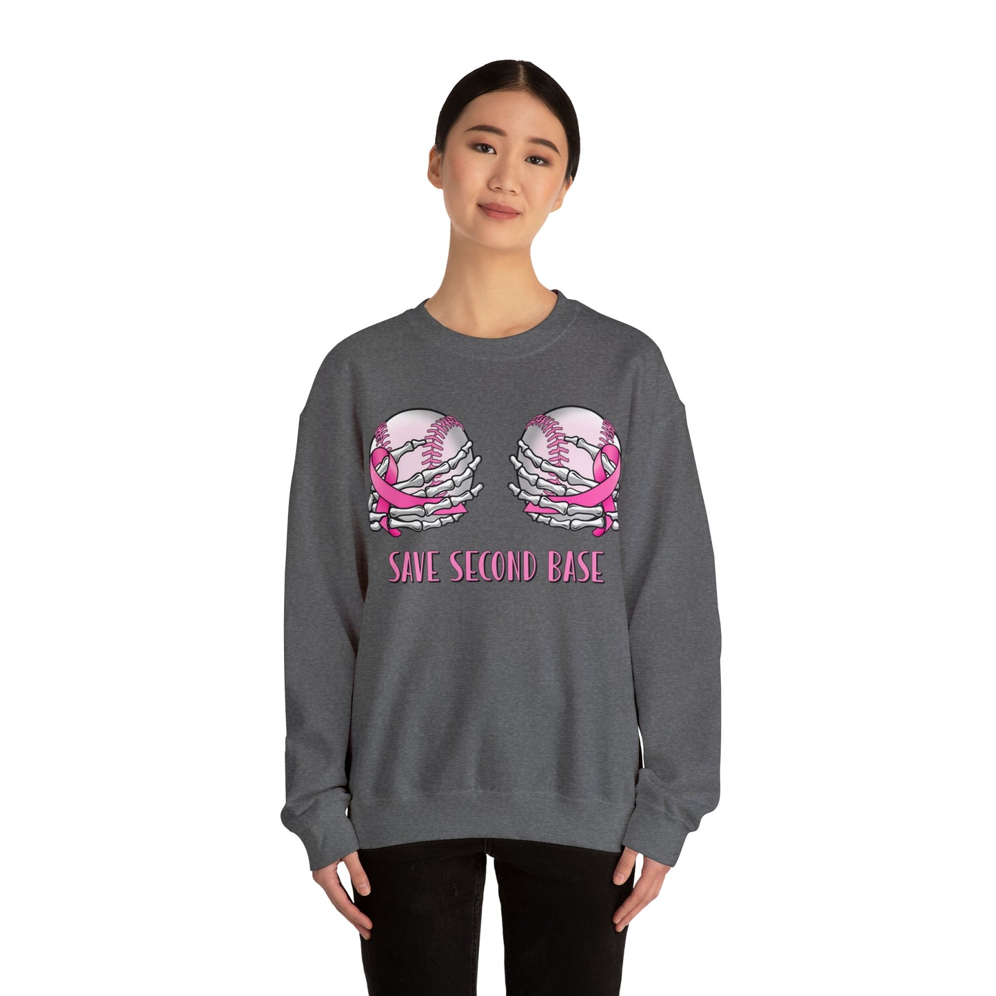 Save Second Base Heavy Blend™ Crewneck Sweatshirt