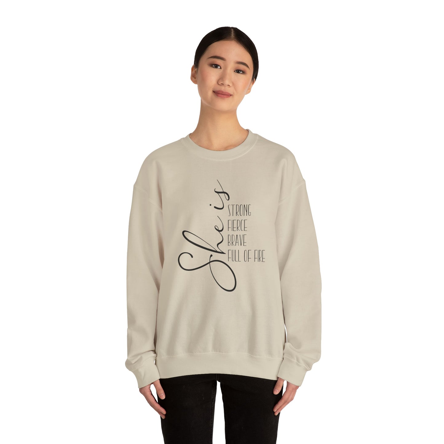 She Is Heavy Blend™ Crewneck Sweatshirt