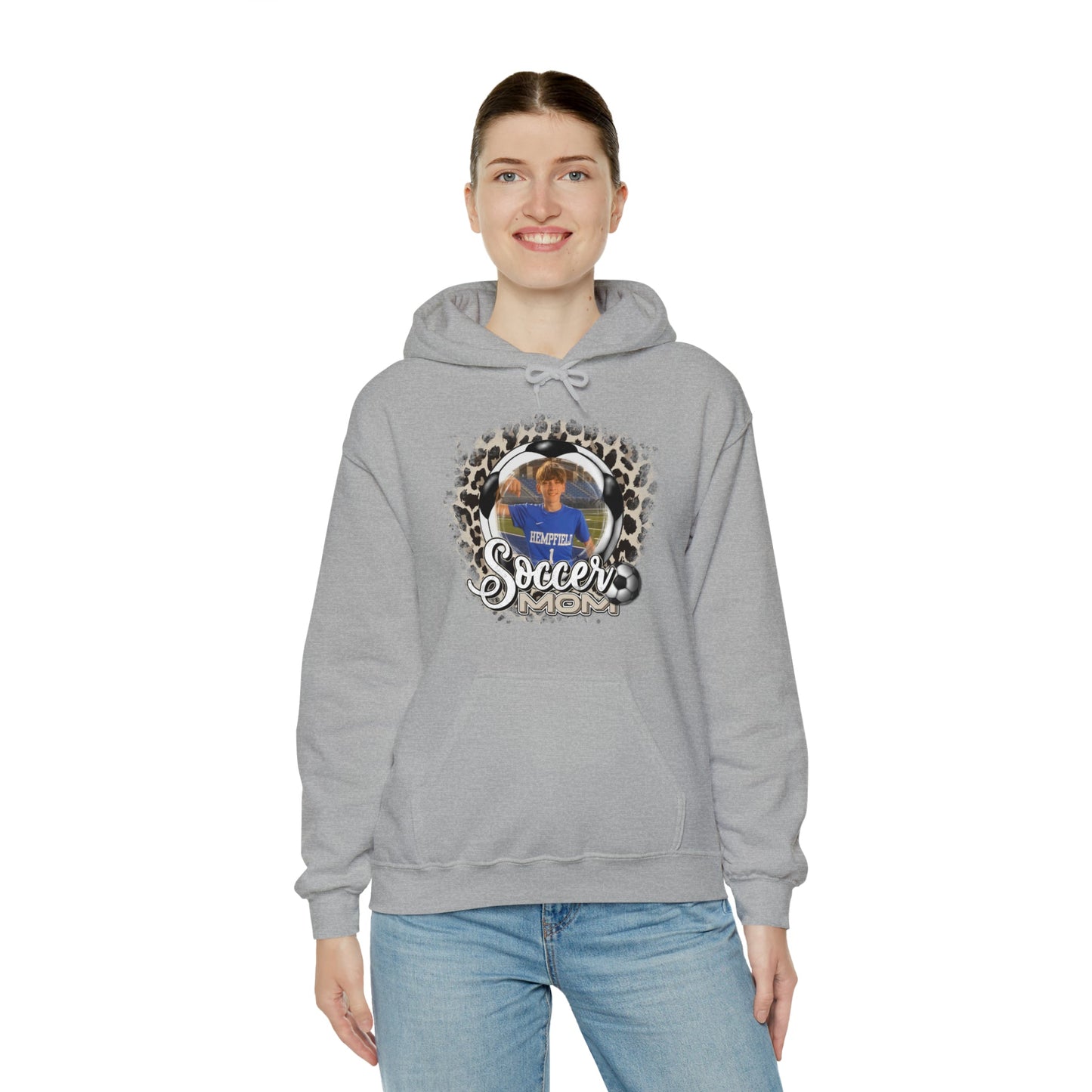 Custom Soccer Mom  Heavy Blend™ Hooded Sweatshirt