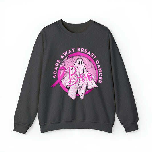 Scare Away Breast Cancer Heavy Blend™ Crewneck Sweatshirt