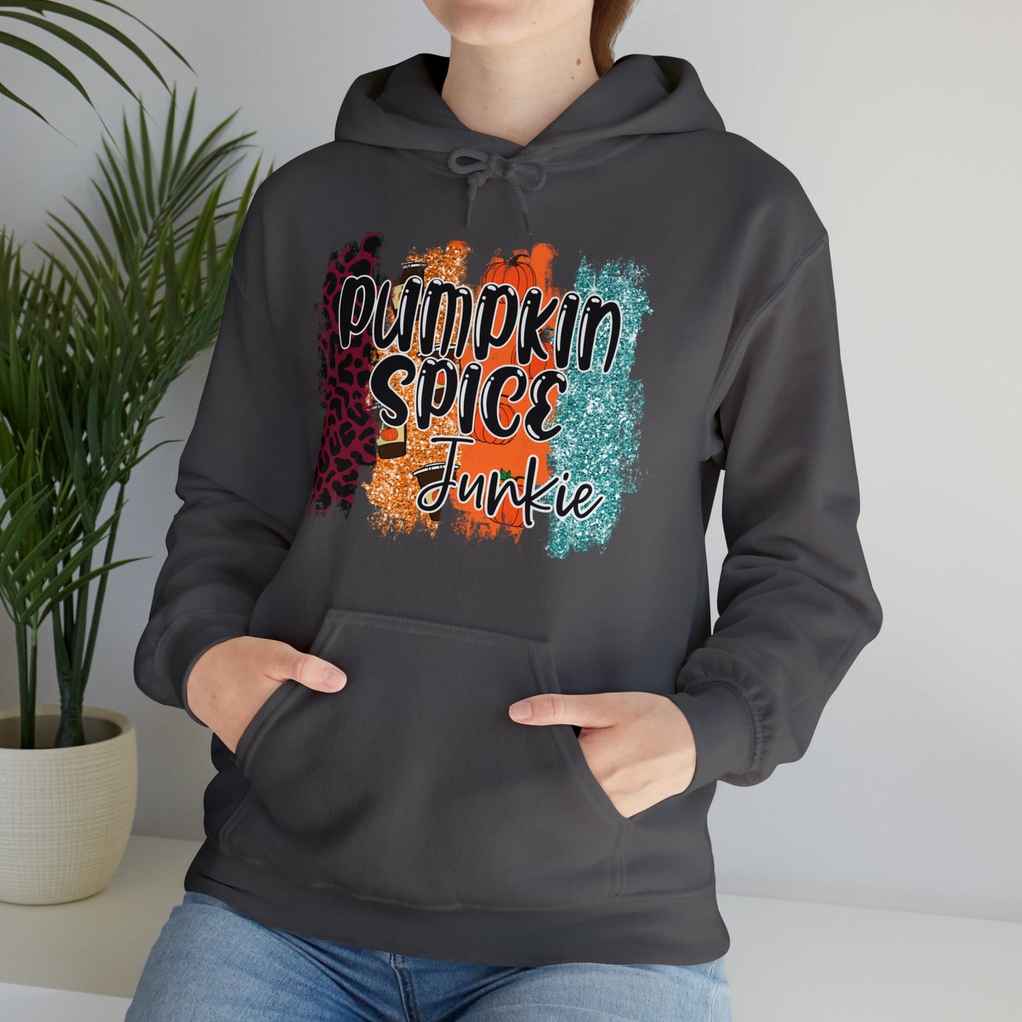 Pumpkin Spice Junkie Heavy Blend™ Hooded Sweatshirt