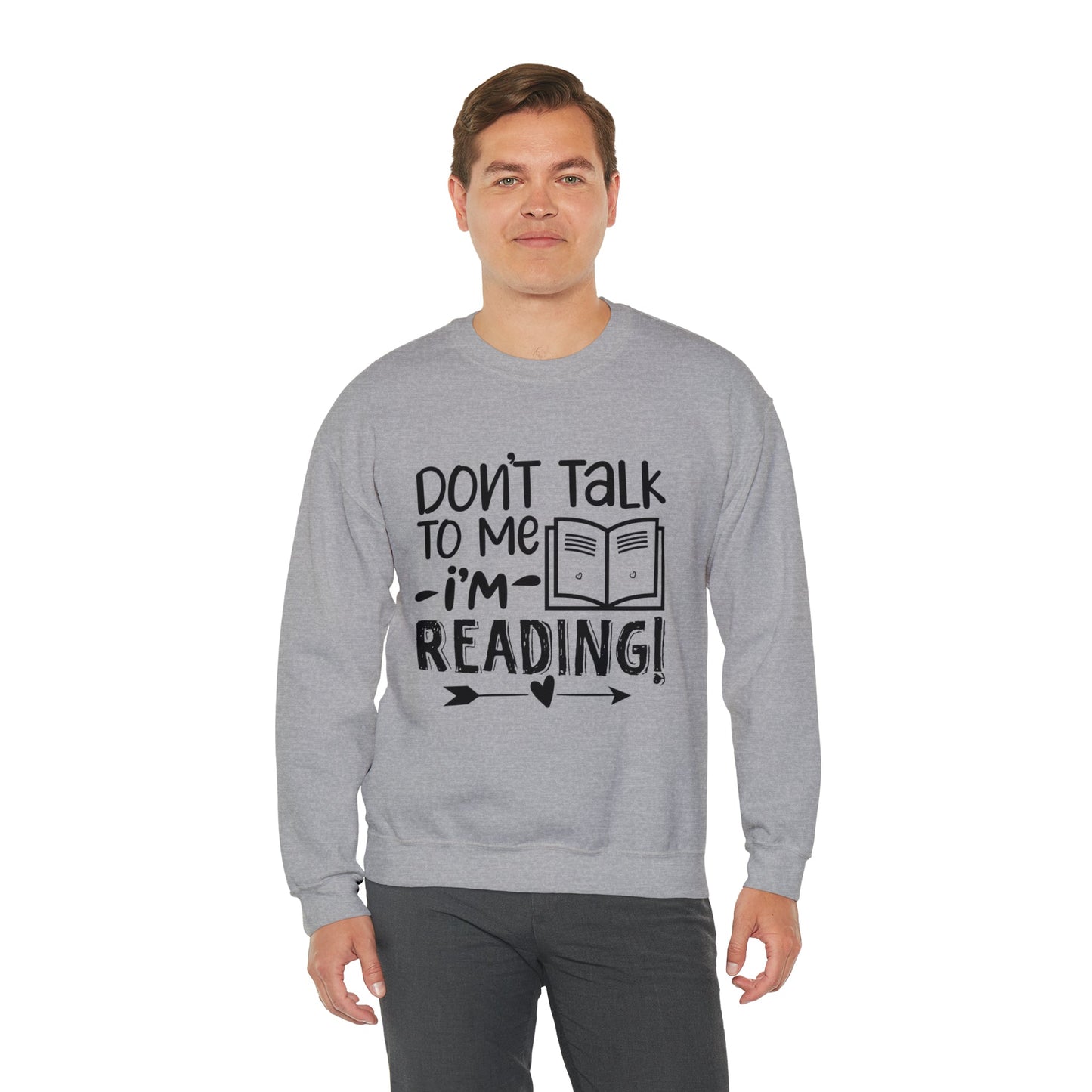 Don’t Talk  Heavy Blend™ Crewneck Sweatshirt