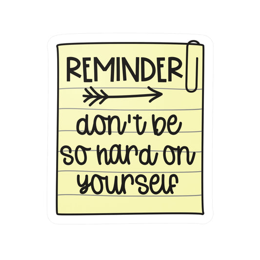 Reminder Sticker