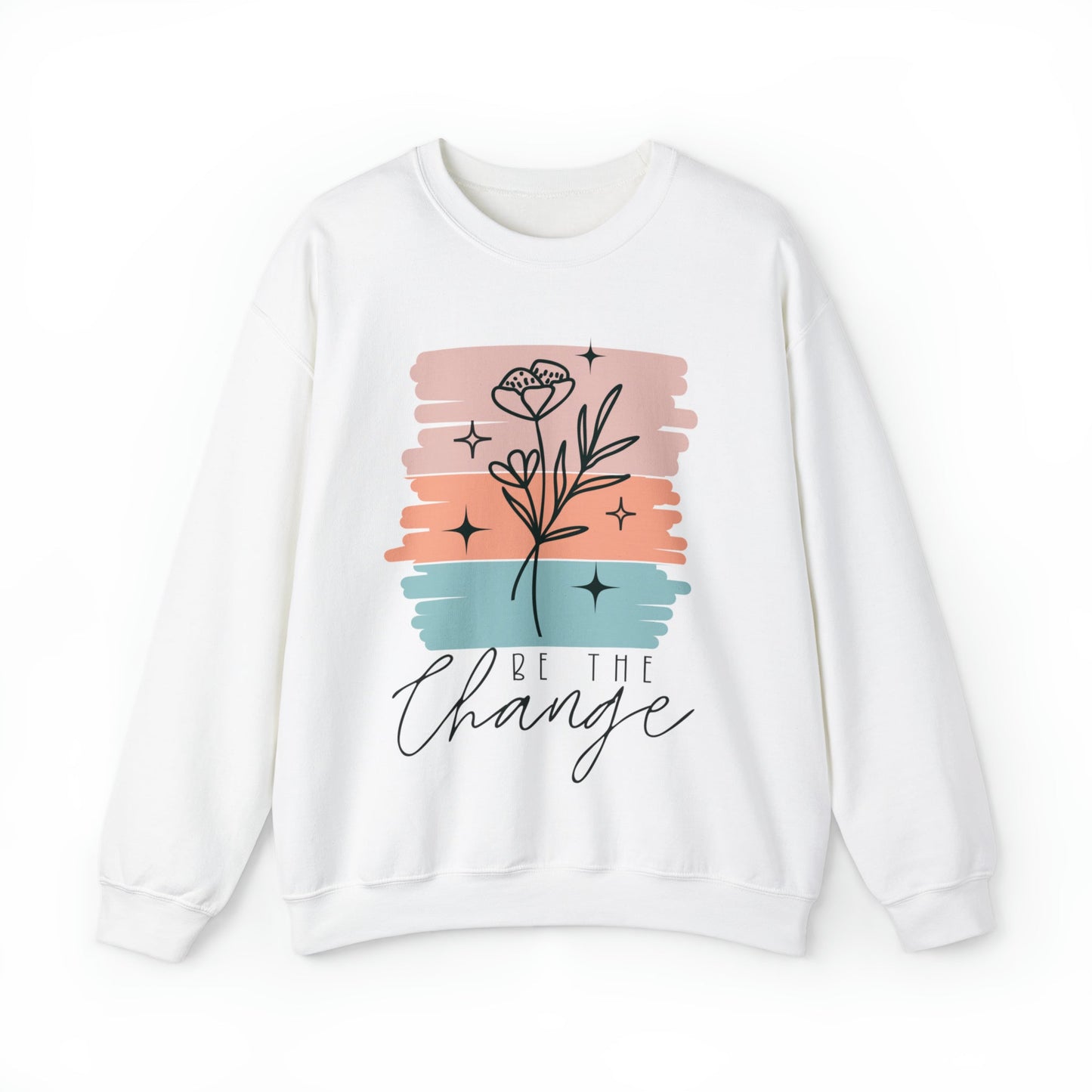 Be The Change Heavy Blend™ Crewneck Sweatshirt