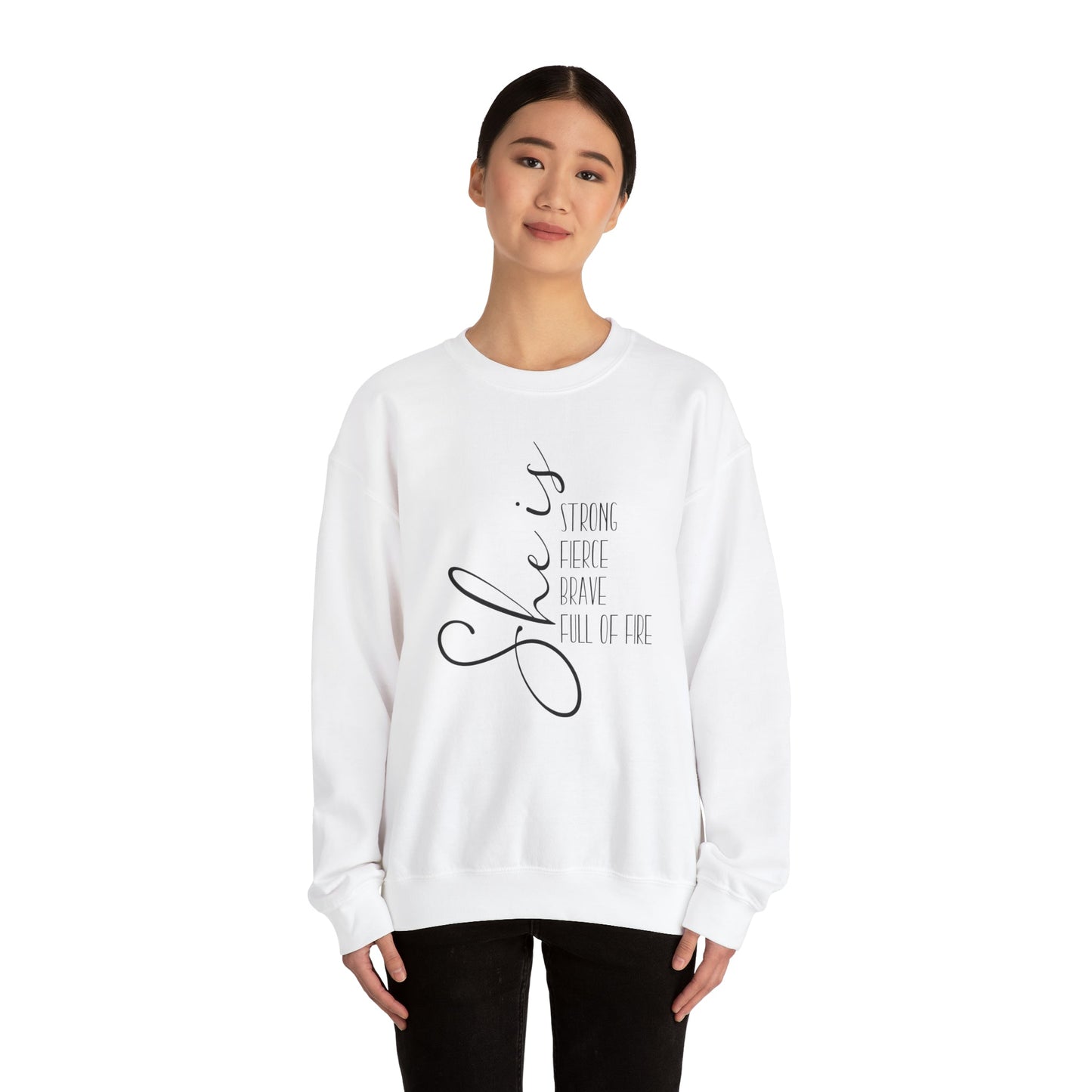 She Is Heavy Blend™ Crewneck Sweatshirt