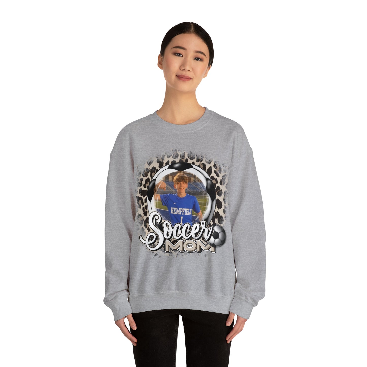 Custom Soccer Mom Heavy Blend™ Crewneck Sweatshirt