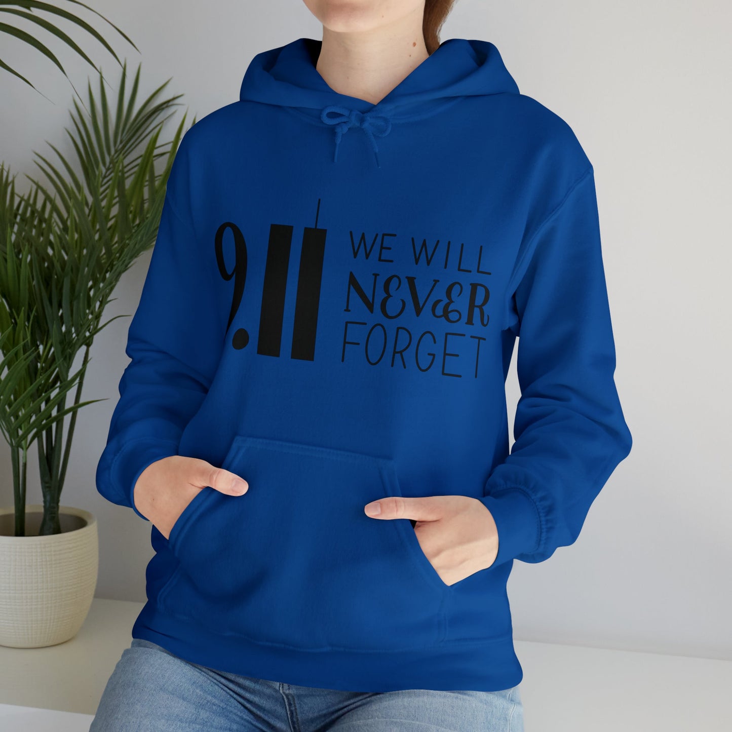 9.11 We Will Never Forget Heavy Blend™ Hooded Sweatshirt