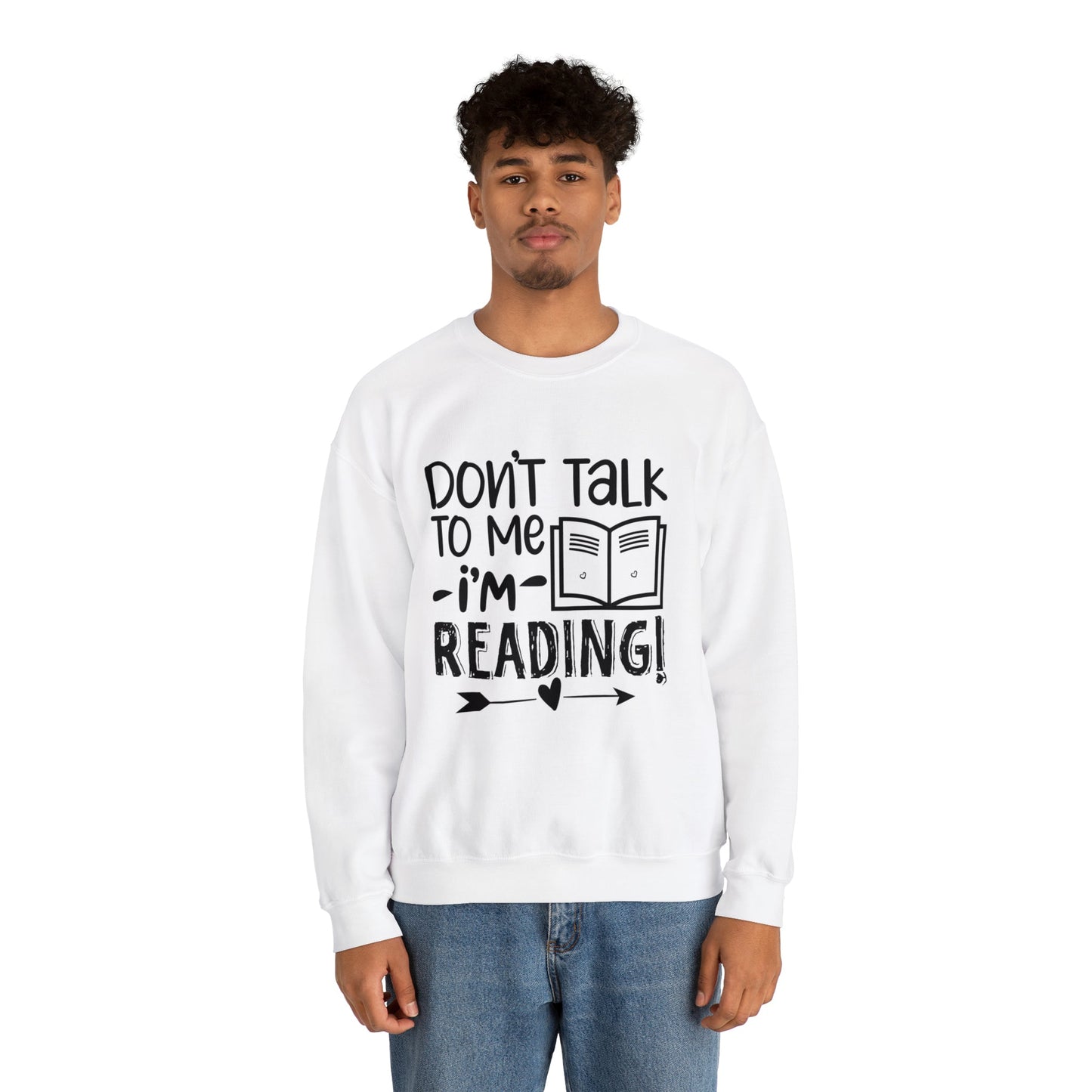 Don’t Talk  Heavy Blend™ Crewneck Sweatshirt