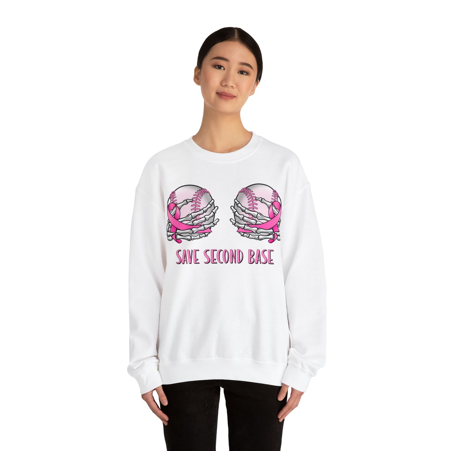 Save Second Base Heavy Blend™ Crewneck Sweatshirt