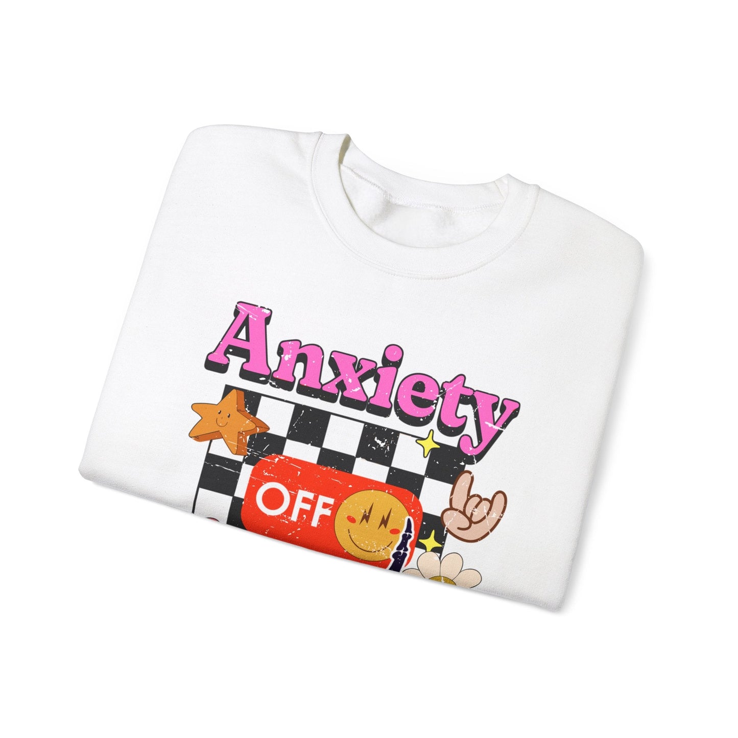 Anxiety OFF Heavy Blend™ Crewneck Sweatshirt