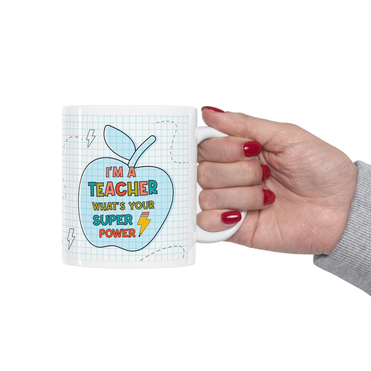 Teacher Superpower Ceramic Mug 11oz