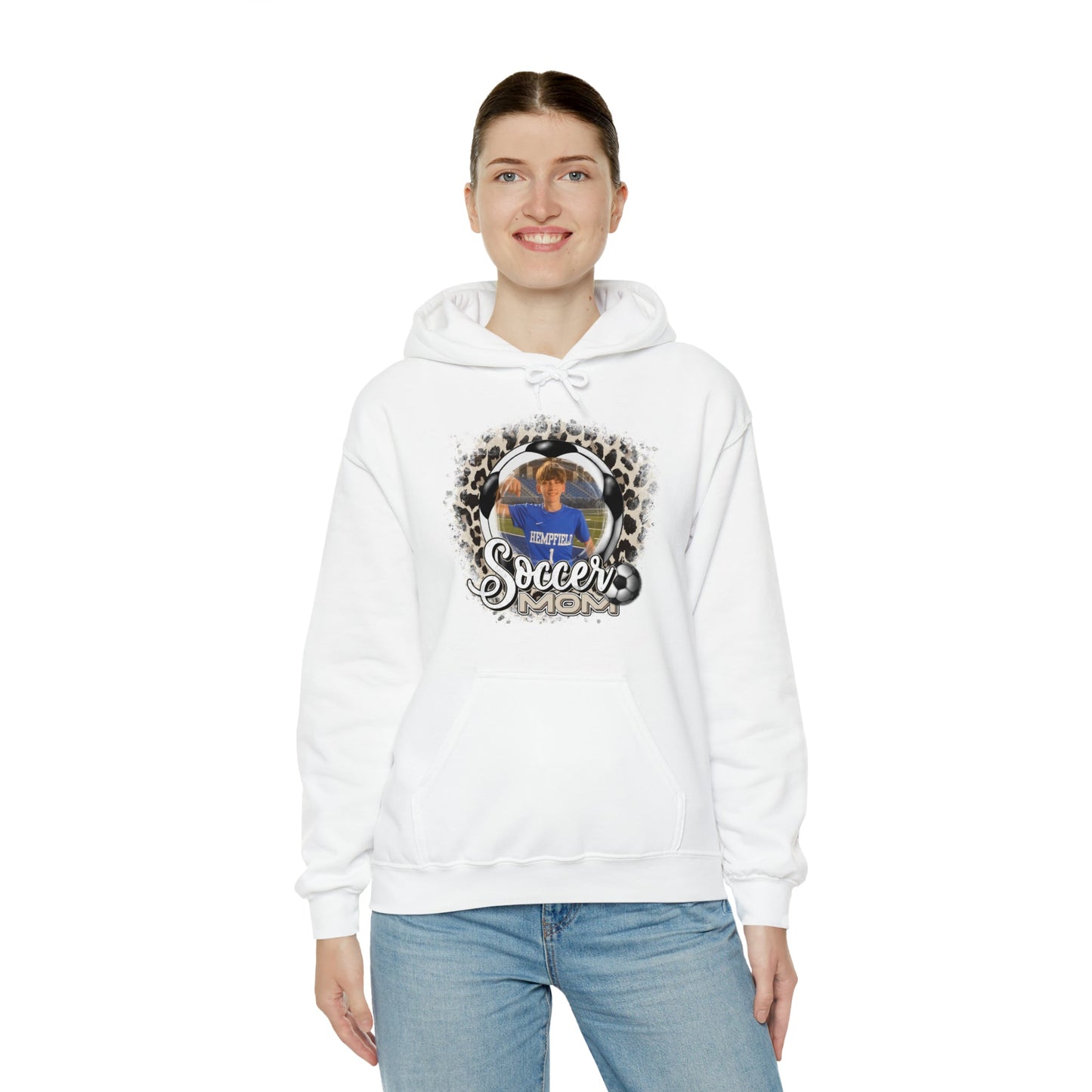 Custom Soccer Mom  Heavy Blend™ Hooded Sweatshirt