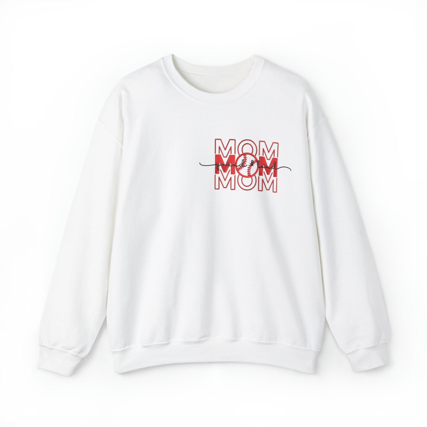 Mom Baseball Heavy Blend™ Crewneck Sweatshirt