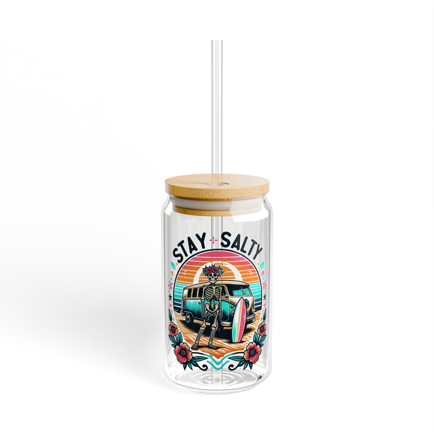 Stay Salty Sipper Glass, 16oz