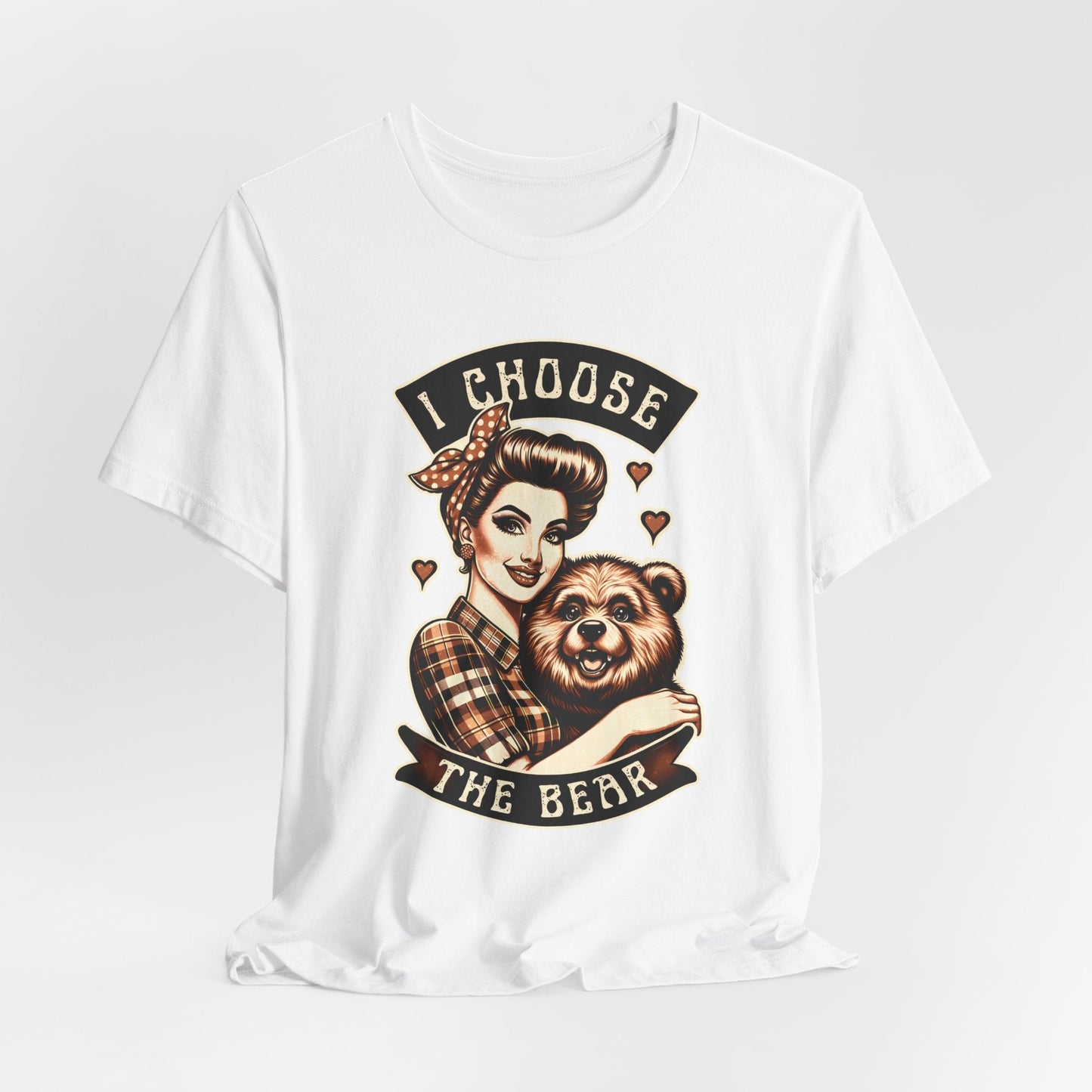 I Choose The Bear Jersey Short Sleeve Tee