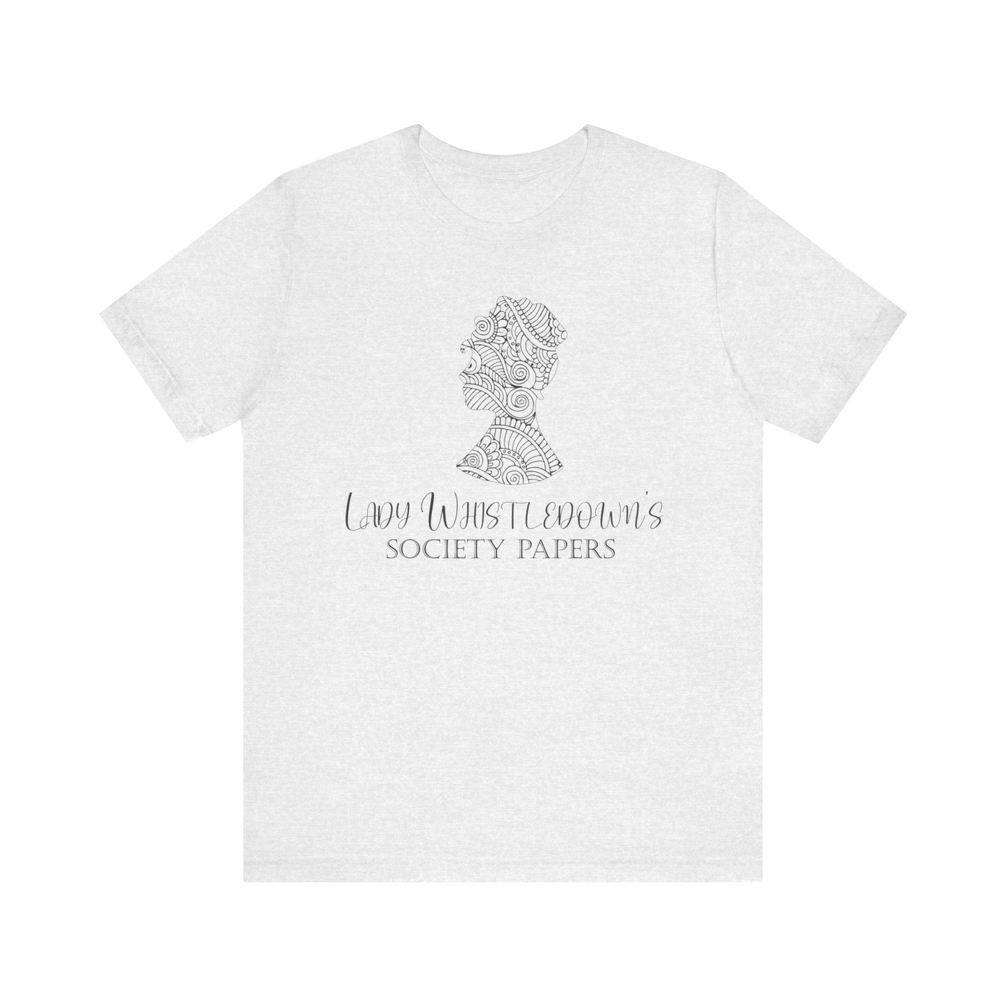 Lady Whistledowns Society Papers Jersey Short Sleeve Tee